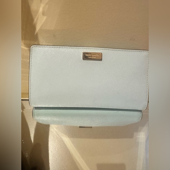 kate spade Handbags - Kate Spade Vintage Sky Blue Wallet
